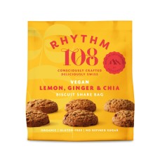 Biscuits Citron Gingembre Chia / Tea biscuitsLemon Ginger Chia, Rhythm 108, 135g